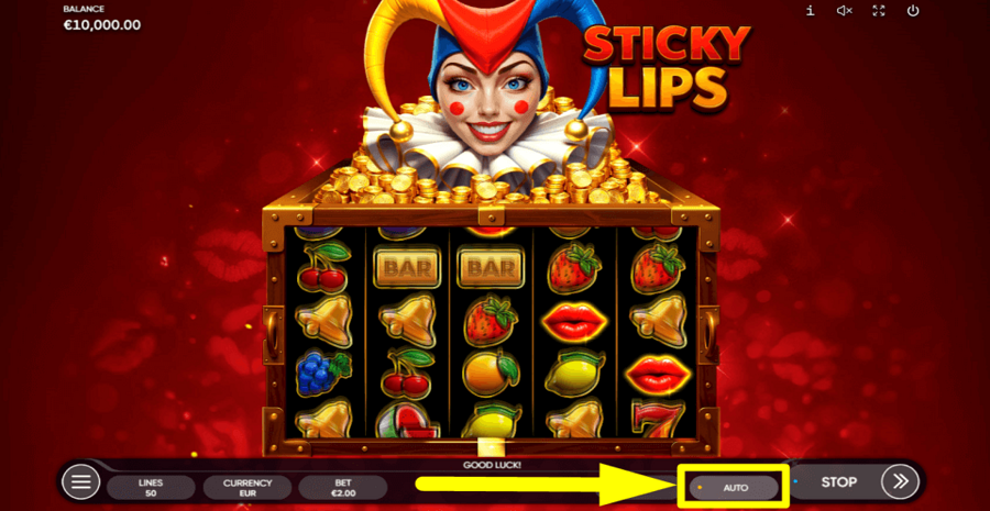 Sticky Lips Autoplay Feature