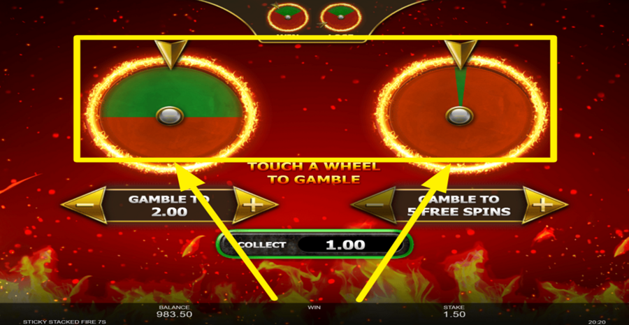 Sticky Stacked Fire 7s Gamble
