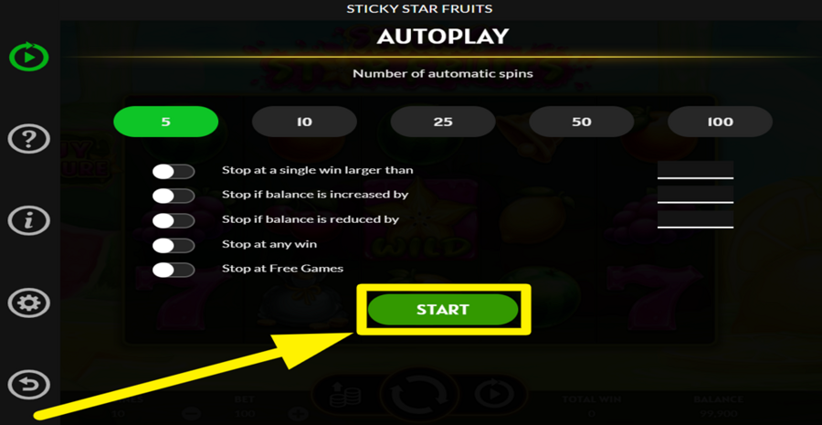 Sticky Star Fruits Autoplay
