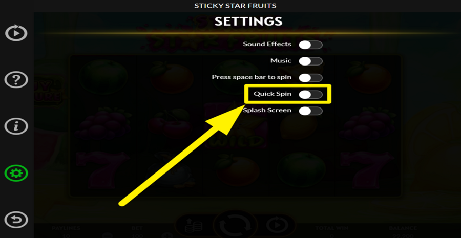 Sticky Star Fruits Quick Spin