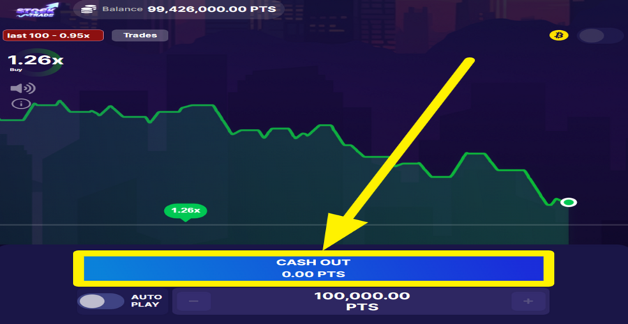Stock Trade Cash Out