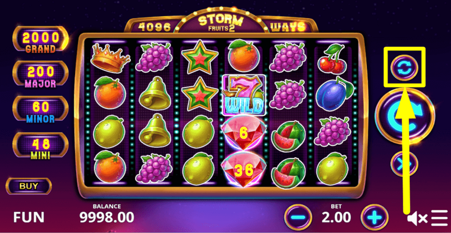 Storm Fruits 2 Autoplay Feature