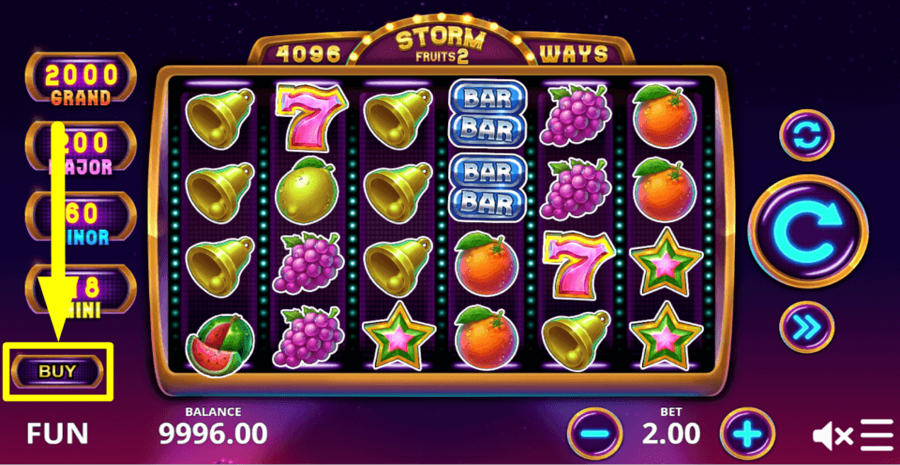 Storm Fruits 2 Buy Feature