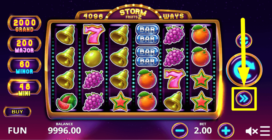 Storm Fruits 2 Turbo Feature
