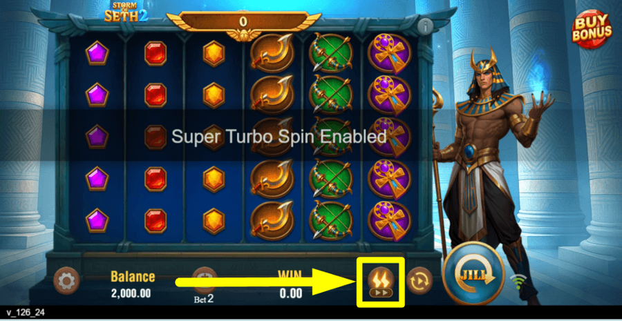 Storm Of Seth 2 Turbo Feature