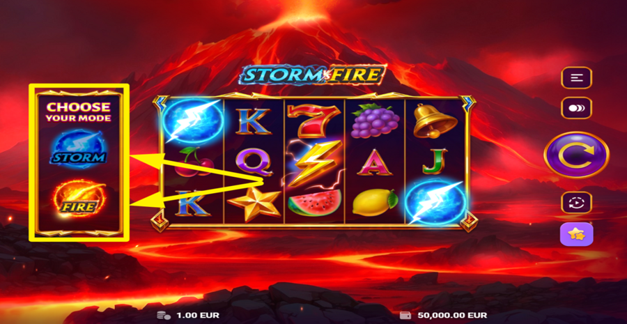 Storm Vs Fire Choose Mode