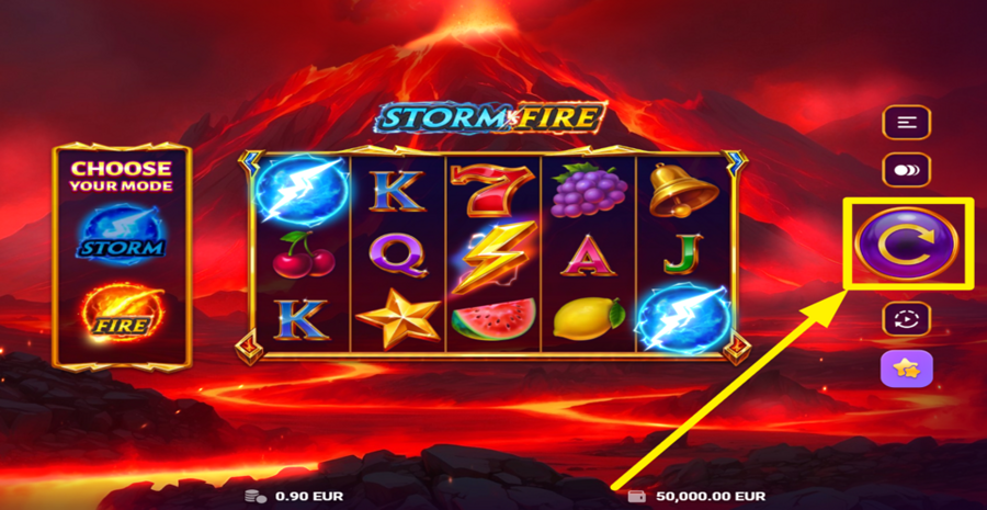 Storm Vs Fire Spin