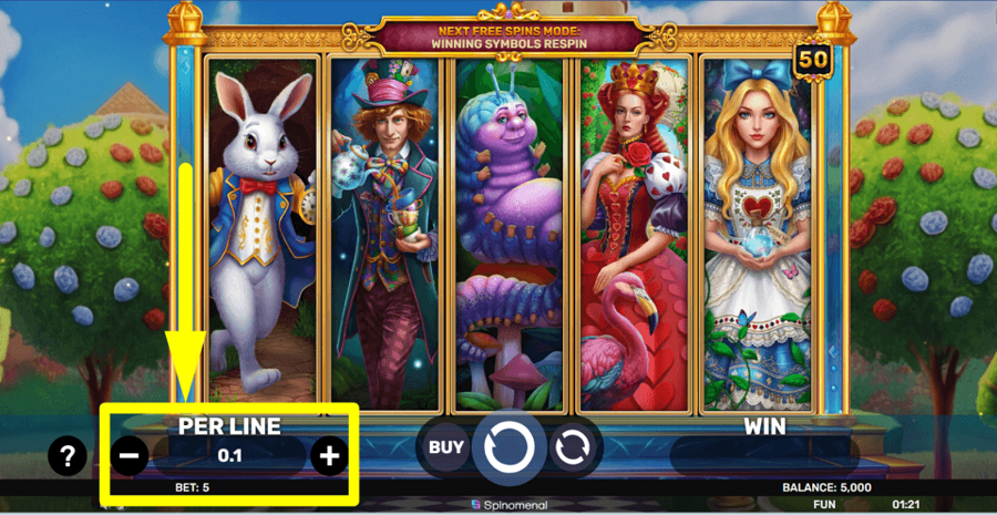 Story Of Alice 2 Bet Value