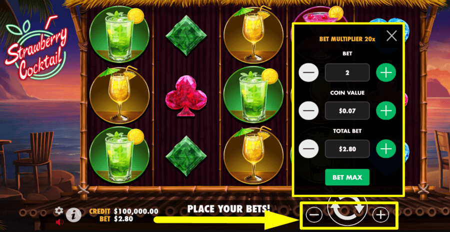 Strawberry Cocktail Bet Value