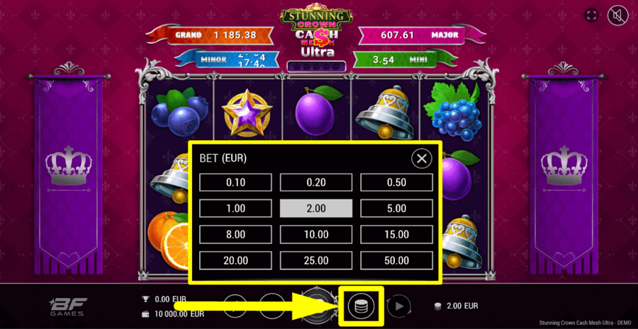 Stunning Crown Cash Mesh Ultra Bet Value