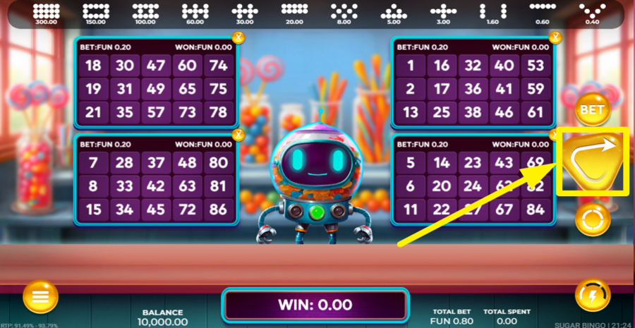 Sugar Bingo Spin