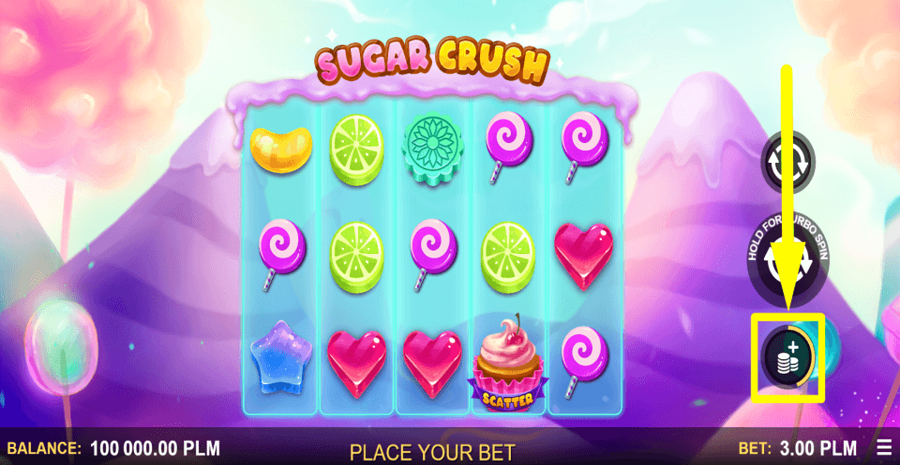 Sugar Crush Bet Value