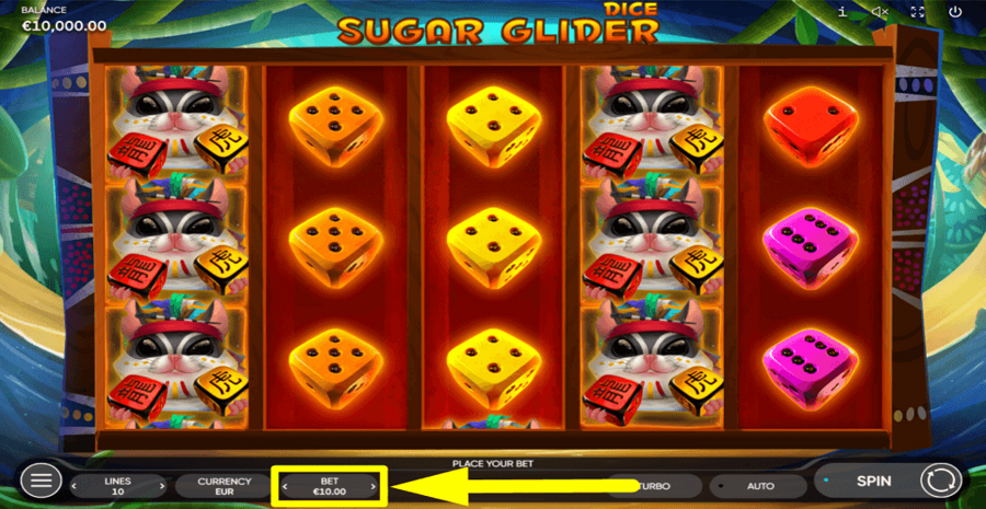 Sugar Glider Dice Bet Value