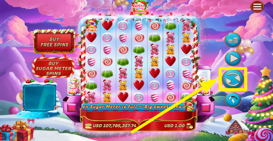 Sugar Love Christmas Candies Spin