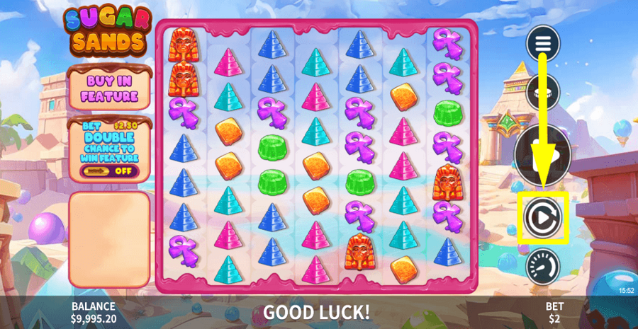 Sugar Sands Autoplay Feature