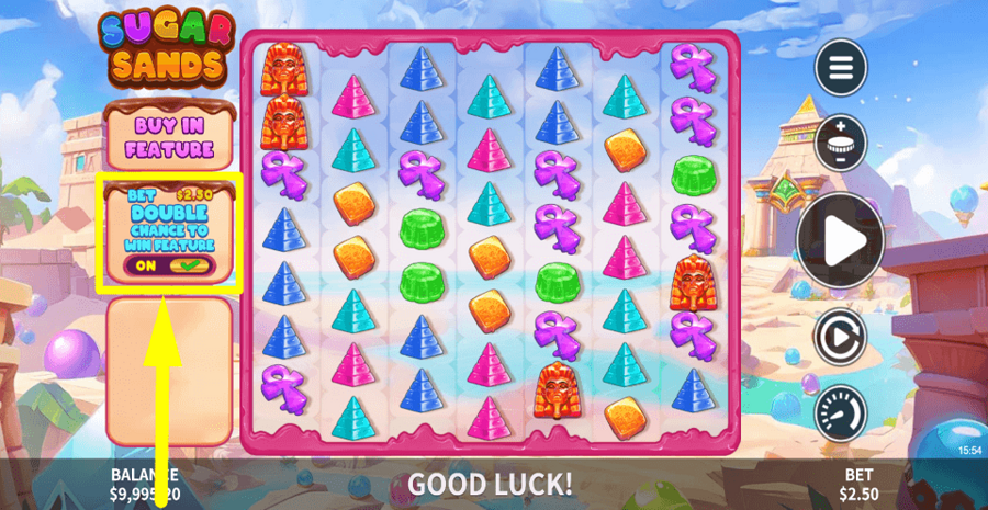 Sugar Sands Double Chance Feature