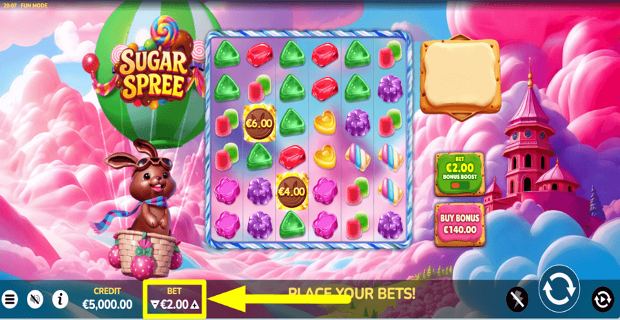 Sugar Spree Bet Value