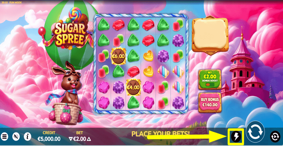 Sugar Spree Turbo Feature