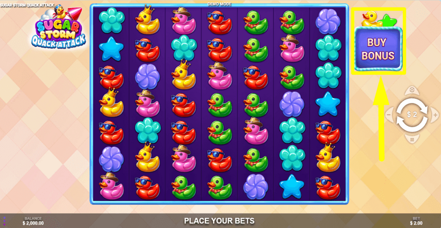 Sugar Storm Quack Attack Buy Feature