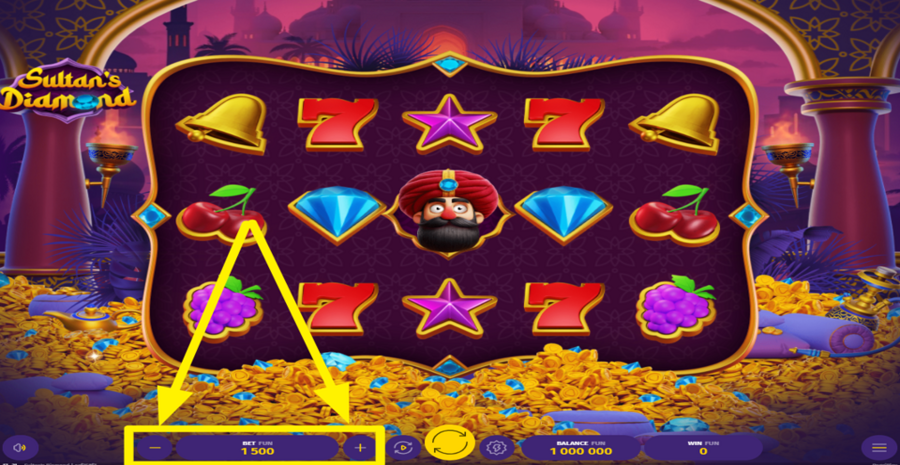 Sultans Diamond Adjust Bet