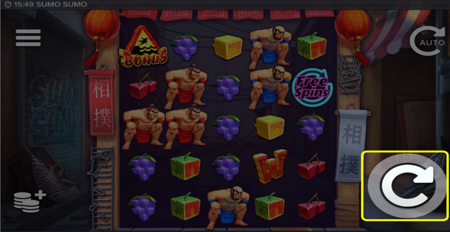 Sumo Sumo Spin Button