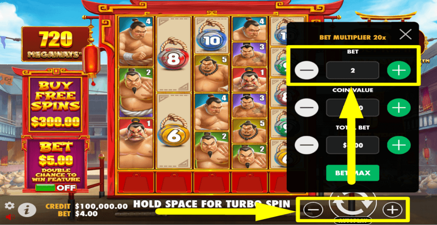 Sumo Supreme Megaways Bet Value