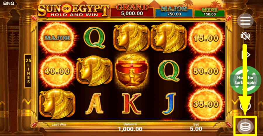 Sun Of Egypt Bet Value