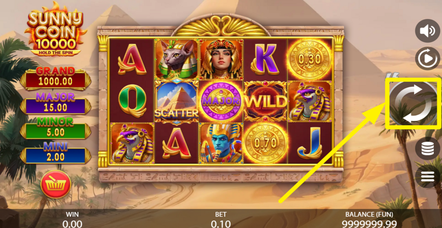 Sunny Coin 10000 Spin