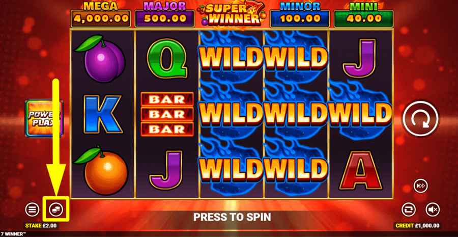 Super 7 Winner Bet Value