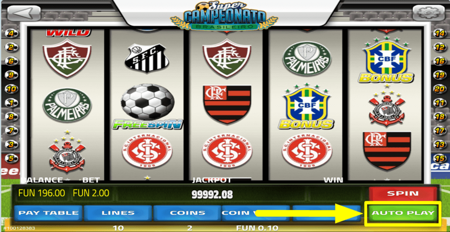 Super Campeonato Brasileiro Autoplay Feature