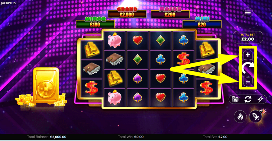 Super Cash Drop Jackpots Bet Value