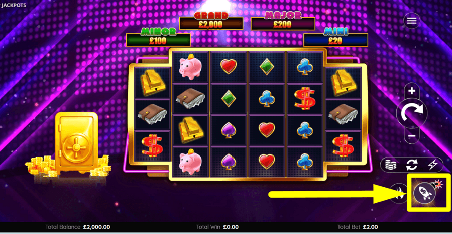 Super Cash Drop Jackpots Buy Feature