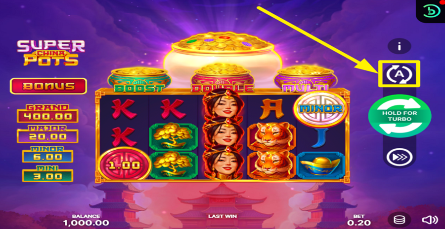 Super China Pots Hold And Win Autoplay