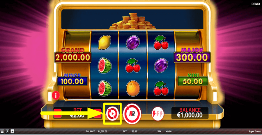 Super Coins Autoplay Feature