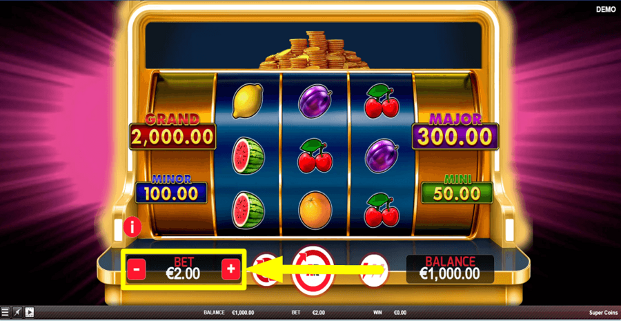 Super Coins Bet Value