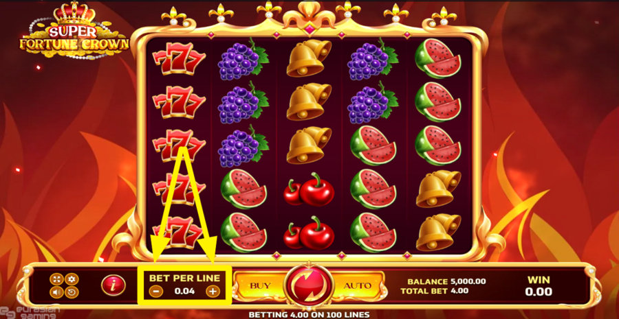 Super Fortune Crown Adjust Bet