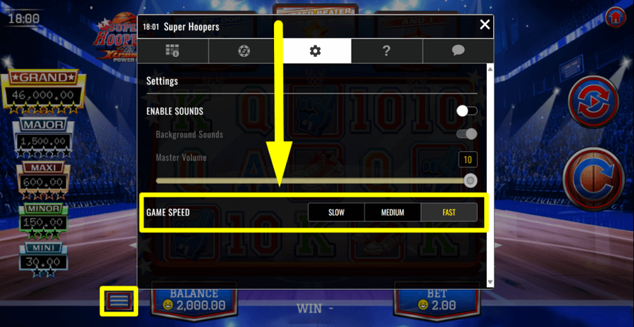 Super Hoopers Xtreme Power Pots Turbo Feature