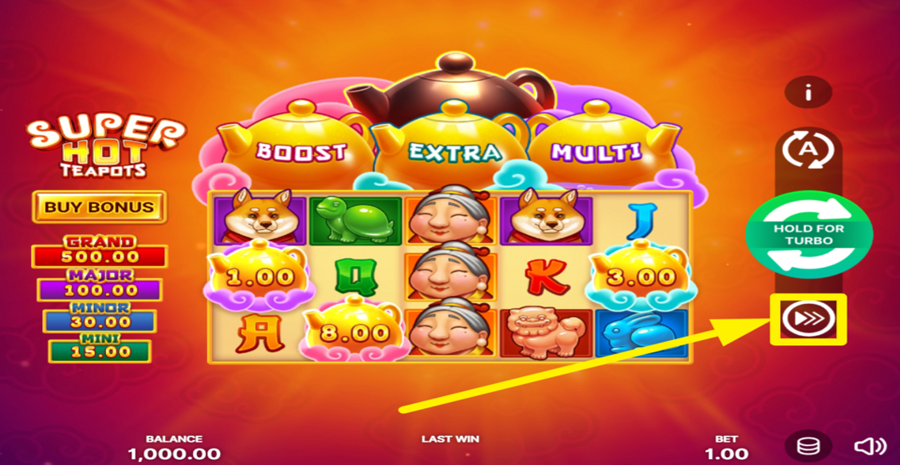 Super Hot Teapots Hold And Win Turbo