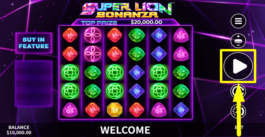 Super Lion Bonanza No Pjp Play Button