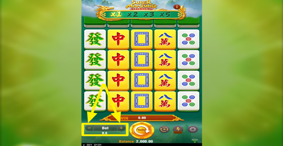 Super Mahjong Adjust Bet