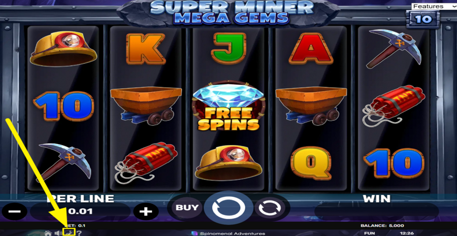 Super Miner Mega Gems Turbo