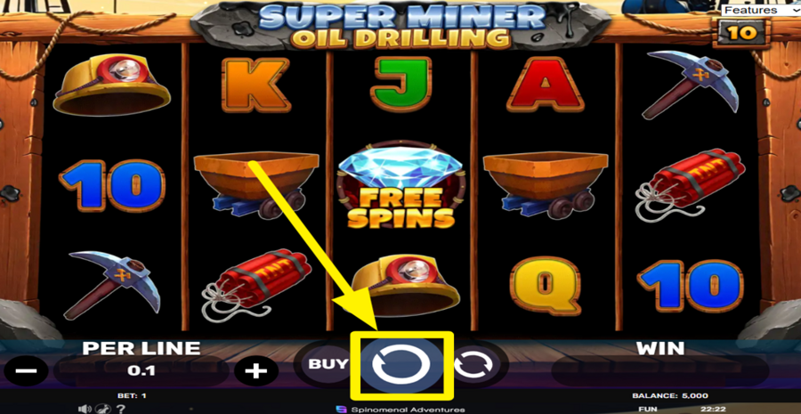 Super Miner Oil Drilling Spin