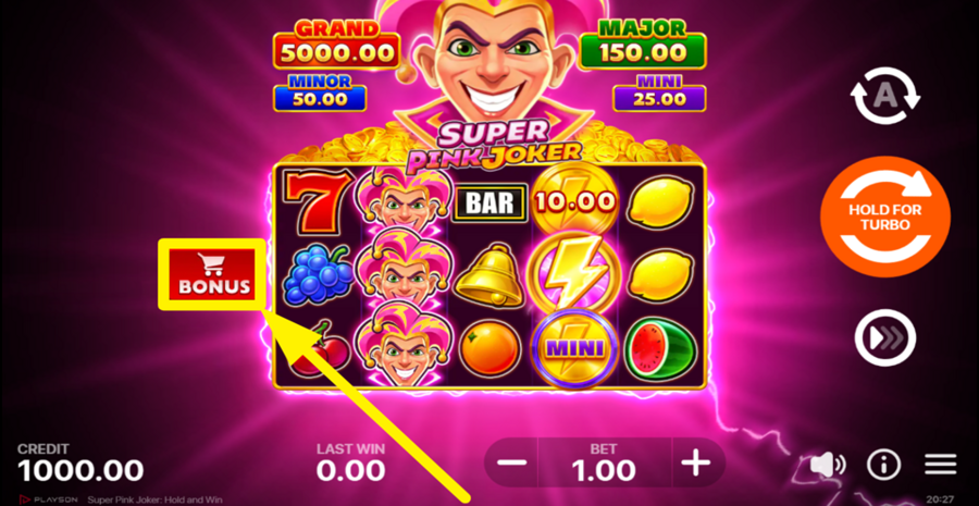 Super Pink Joker Hold and Win Slot Review, Bonuses & Free Play