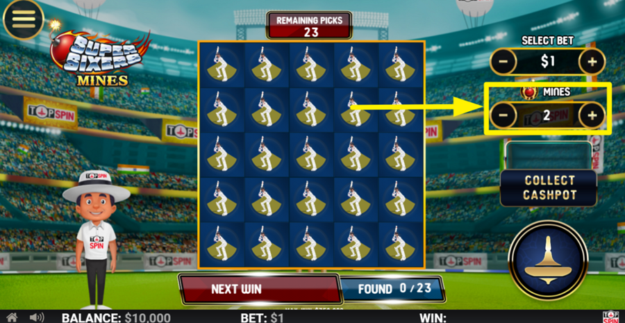 Super Sixers Mines Adjust Mines