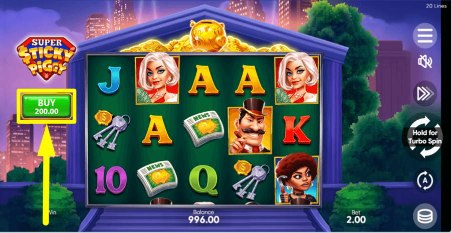 Super Sticky Piggy Buy Feature