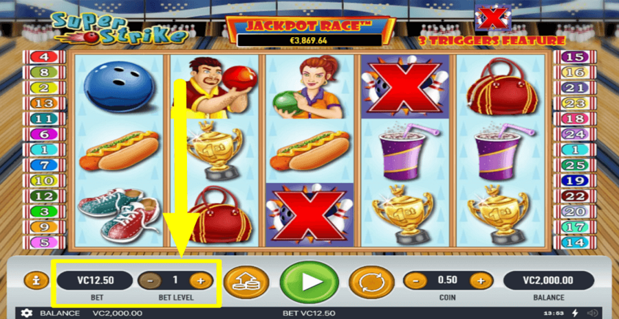 Super Strike Choose Bet