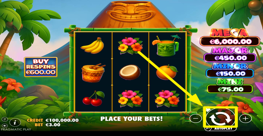 Super Tiki Strike Spin