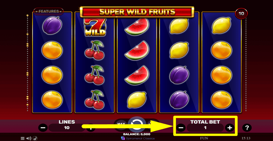 Super Wild Fruits Bet Value