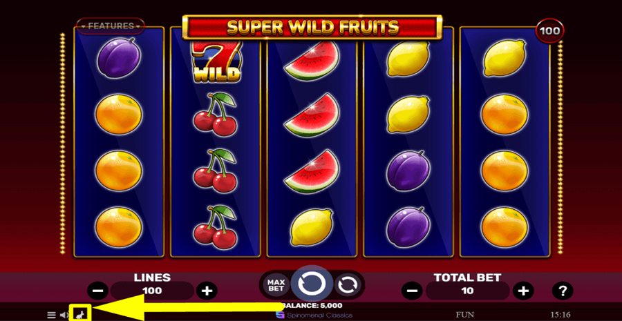 Super Wild Fruits Turbo Feature