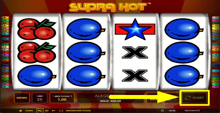 Supra Hot Start Button